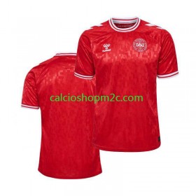 Danimarca Maglia Prima Euro 2024 Manica Corta